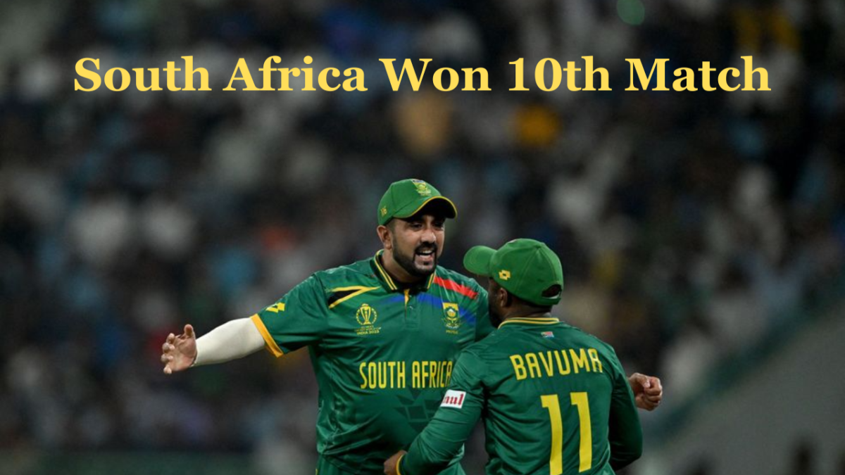 South Africa Won 10th Match