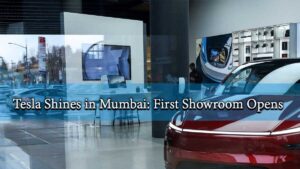 Read more about the article Tesla Shines in Mumbai: First Showroom Opens, Model Y Hits Indian Roads